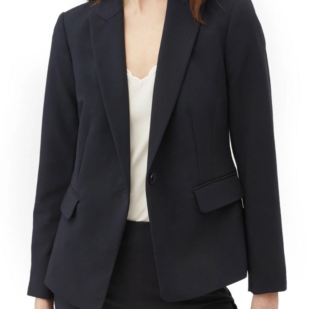 Rebecca Taylor Classic Navy Blazer - Picture 2 of 4